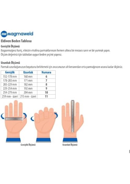 Tig Kaynakçı Eldiveni No.11
