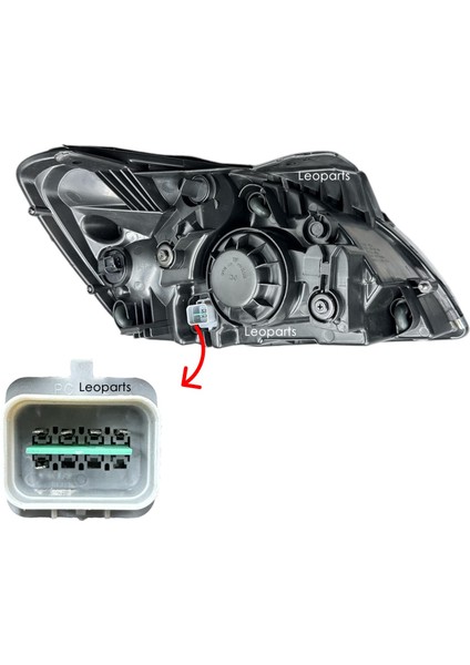 Kia Rio Far Lambası Sol (Manuel) 2006-2010 92101-1G020 fiyatları