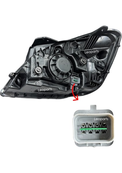 Kia Rio Far Lambası Sağ (Manuel) 2006-2010 92102-1G020 fiyatları