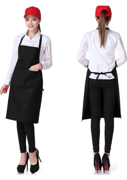No.3 Tarzı Renkli 9 Renk Unisex Yemek Pişirme Hizmet Mutfak Önlüğü Tabard Kafeterya Barmen Şef Bbq Önlüğü Hizmet Üniforması (Yurt Dışından)
