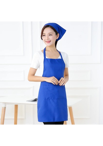 No.3 Tarzı Renkli 9 Renk Unisex Yemek Pişirme Hizmet Mutfak Önlüğü Tabard Kafeterya Barmen Şef Bbq Önlüğü Hizmet Üniforması (Yurt Dışından)
