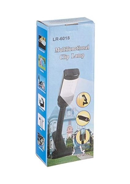 MD6018 Okuma Lambası, Unisex, Gri-Siyah, Tek Beden