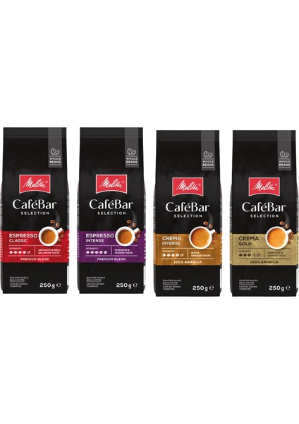 Cafebar Çekirdek Kahve 4x250 gr