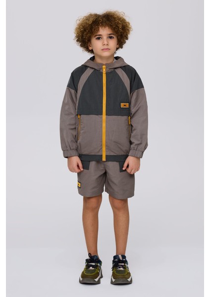 Bg Store Erkek Çocuk Antrasit Yağmurluk