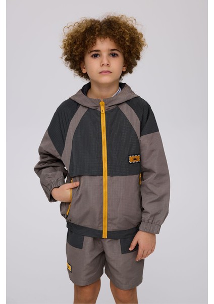 Bg Store Erkek Çocuk Antrasit Yağmurluk