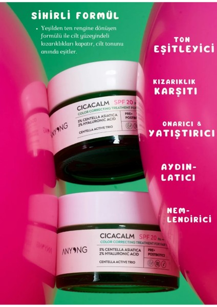 Cica Tiger Grass Ton Eşitleyici Krem Light 20 Spf 30 ml Açık Cilt Tonları