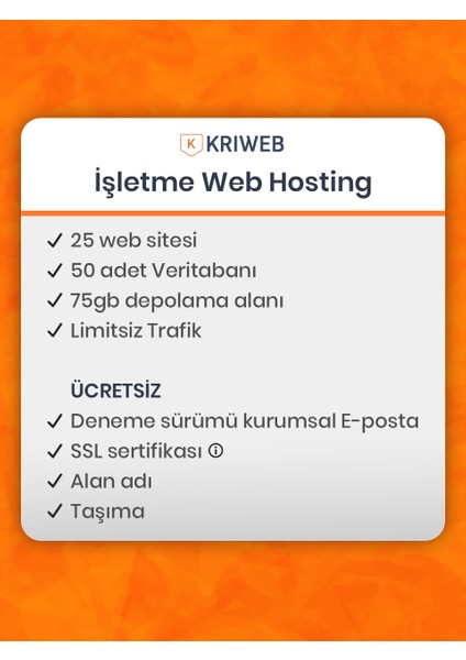 Işletme Web Hosting