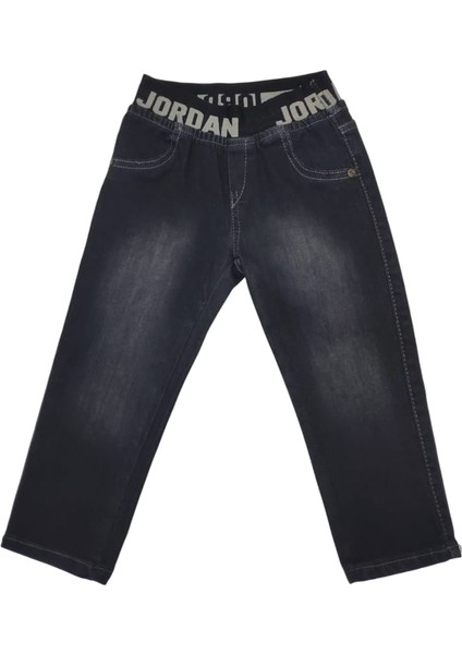 Beli Lastikli Cepli Erkek Çocuk Kot Pantolon