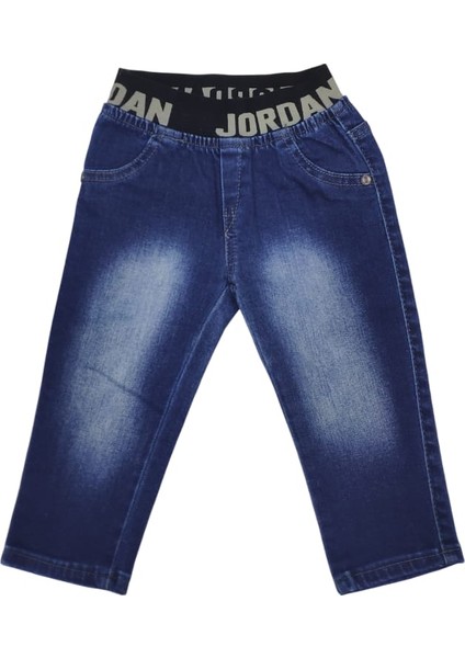 Beli Lastikli Cepli Erkek Çocuk Kot Pantolon