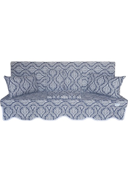 Elit Salıncak Minderi Su Itici Kumaş Gri Sünger Fermuarlı Set-Prm 015681 V003