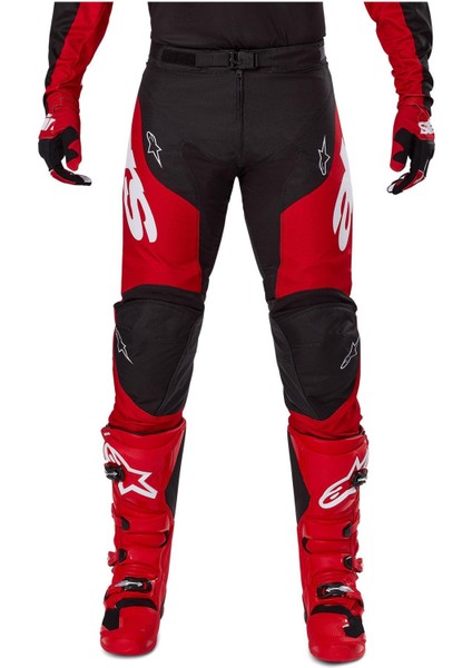 Alpinestars Racer Veil Kros Motosiklet Pantolonu Siyah / Kırmızı indirimleri