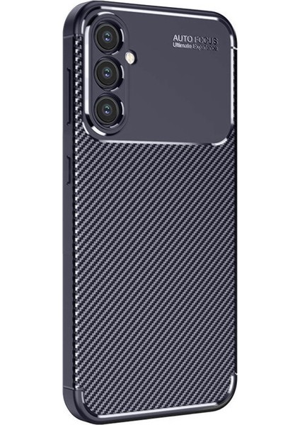 Samsung Galaxy A56 Kılıf Kamera Korumalı Negro Karbon Silikon