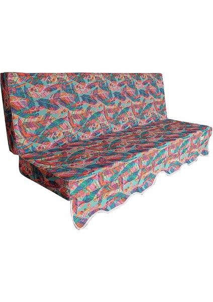 Sofa Soft Kumaş Tentesiz 28 Dns Sünger Salıncak Minderi-Sofa Salıncak Pembe Akasya