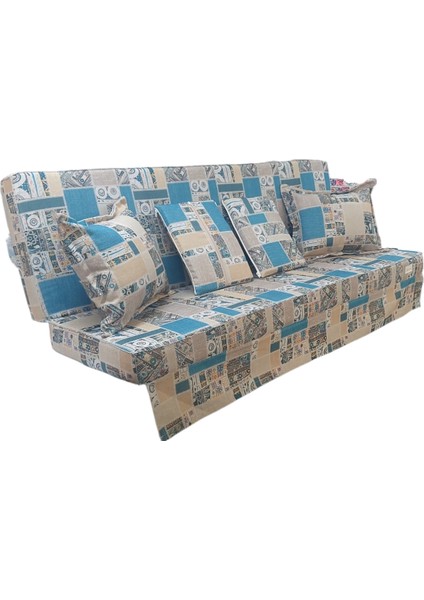 Safir Keten Kumaş Tentesiz 28 Dns Sünger Salıncak Minderi-Safir Salıncak-Kilim Mavi fiyatları