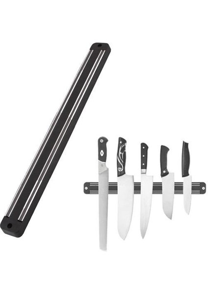 Mıknatıslı Paslanmaz Duvar Bıçak Askısı Standı 55 cm Aparat fırsatları