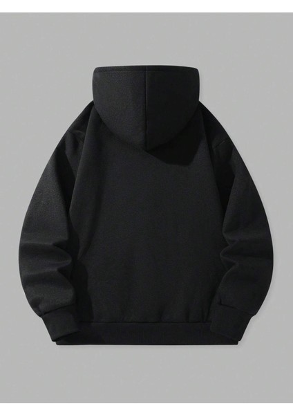 Kedi Dostu El Baskılı Kapüşonlu Oversize Sweatshirt fiyatları