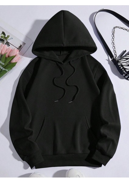 Beyaz Oversize Kırmızı Kelebek Baskılı Kapşonlu Sweatshirt 3iplik fiyatları