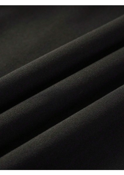 Siyah Mandala Baskılı Oversize Bisiklet Yaka Sweatshirt indirimleri