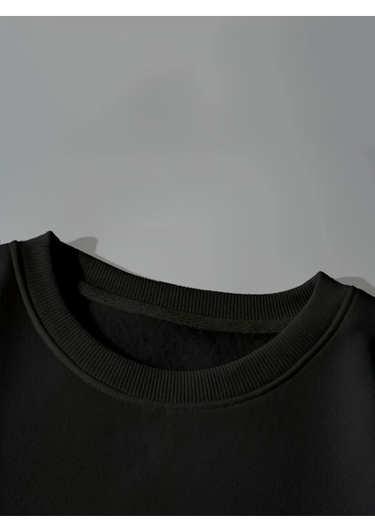 Cherry Baskılı Bisiklet Yaka Kadın Sweatshirt fiyatları