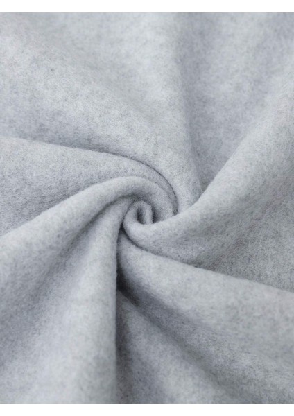 Kurdele Baskılı Kadın Oversiz Gri Sweatshirt indirimleri