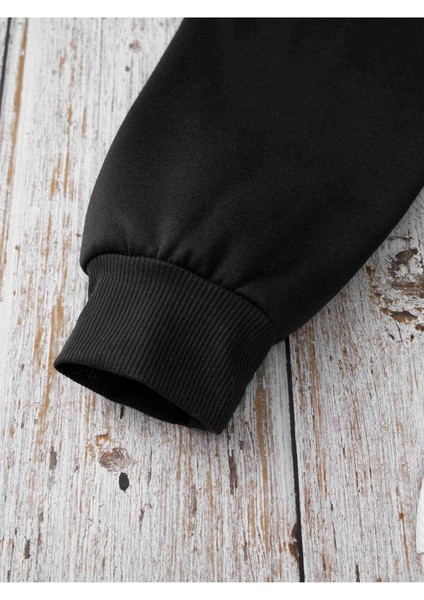Unisex Bisiklet Yaka Baskılı Oversize Kesim Sweatshirt fırsatları