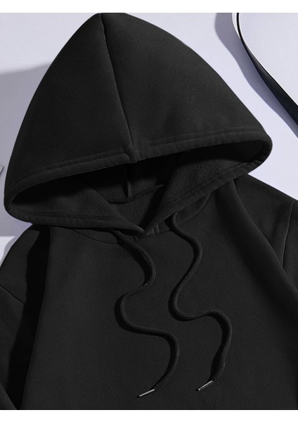 California The Classıc Baskılı Ünisex Kapüşonlu Oversize Sweatshirt modelleri