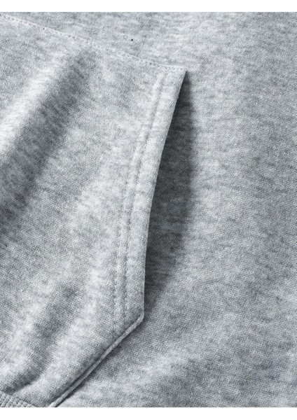 Köpek Dostu Baskılı Kapüşonlu Oversize Sweatshirt