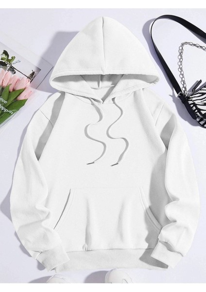 California The Classıc Baskılı Ünisex Kapüşonlu Oversize Sweatshirt modelleri