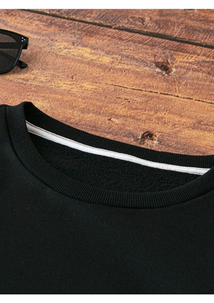 Papatya Baskılı Oversiz Bisiklet Yaka Kadın Sweatshirt fiyatları