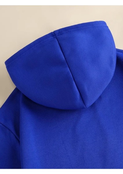 Unisex Anime Kediler Kapşonlu Baskılı Oversize Sweatshirt modelleri