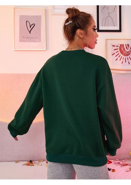 Calıfornıa West Coast Baskılı Bisiklet Yaka Ünisex Oversize Sweatshirt fiyatları