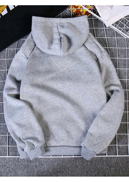 Kalpli El Baskılı Ünisex Kapüşonlu Oversize Sweatshirt fiyatları
