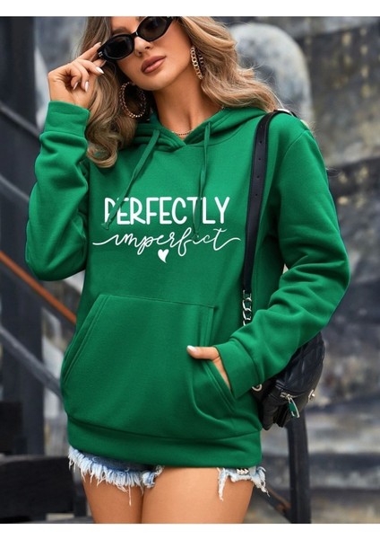 Perfectly Baskılı Ünisex Kapüşonlu Oversize Sweatshirt fiyatları