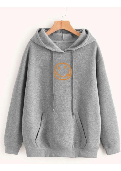 Unisex Nirvana Smile Baskılı Oversize Sweatshirt fiyatları