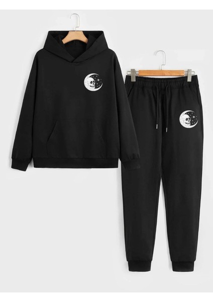 Unisex Hold Me Kapüşonlu Sweatshirt ve Eşofman Altı Kombin