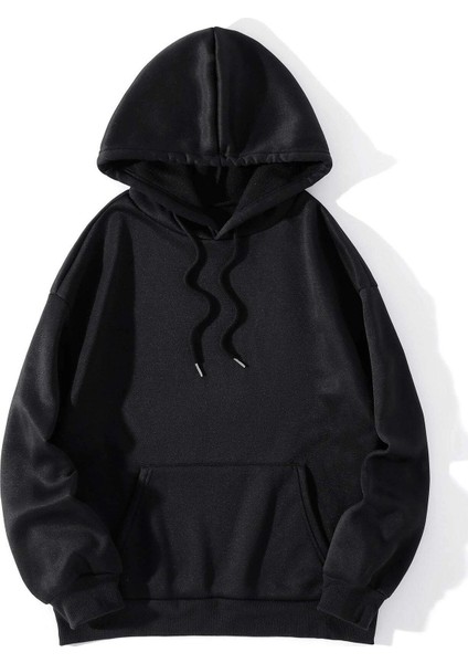 Basketball 76 Baskılı Ünisex Kapüşonlu Oversize Sweatshirt