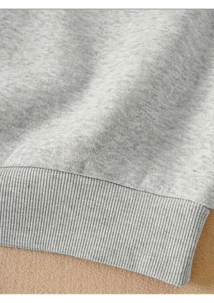 Cherry Baskılı Bisiklet Yaka Kadın Sweatshirt fırsatları