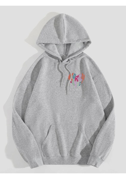 Worry Less Baskılı Oversize Sweatshirt fiyatları