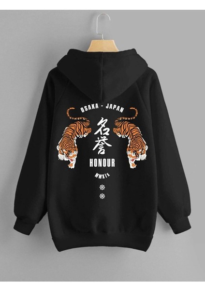 Osaka Honour Baskılı Oversize Sweatshirt