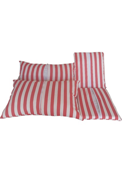 Elit Salıncak Minderi Su Itici Kumaş Gri Sünger Fermuarlı Set-Prm Kırmızı Beyaz Palaska indirimleri