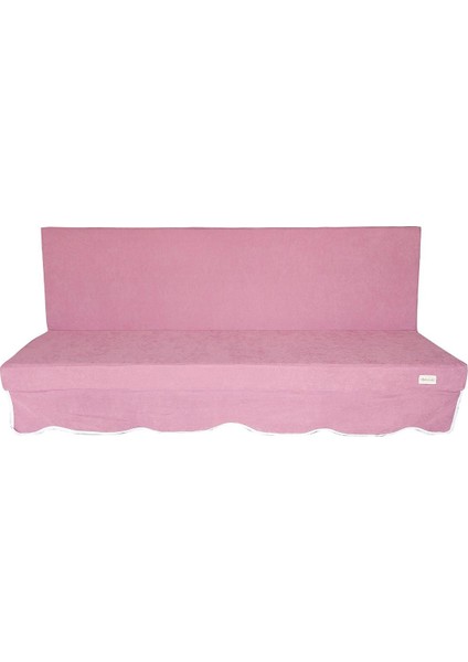 Sofa Soft Kumaş Tentesiz 28 Dns Sünger Salıncak Minderi-Sofa Salıncak Pembe