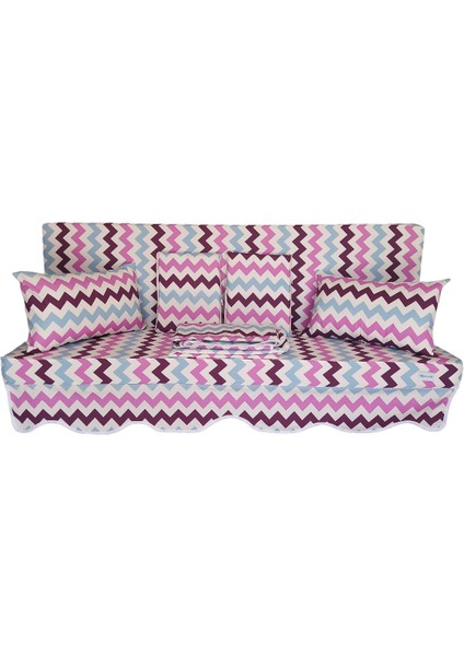 Elit Salıncak Minderi Su Itici Kumaş Gri Sünger Fermuarlı Set--Prm 042160 V4