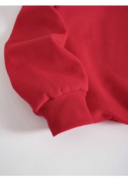 Wifey 2024 Evli Baskılı Bisiklet Yaka Kadın Oversize Sweatshirt fırsatları