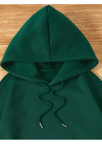 Beyaz Oversize Kırmızı Kelebek Baskılı Kapşonlu Sweatshirt 3iplik fırsatları