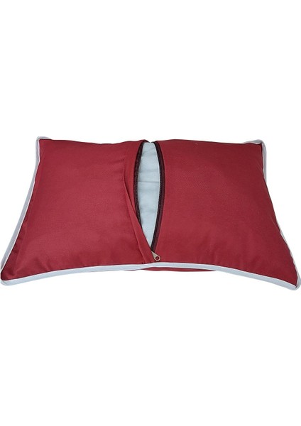 Elit Salıncak Minderi Su Itici Kumaş Gri Sünger Fermuarlı Set-Bordo Drk 7154 indirimleri