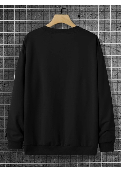 Kral Kupa Baskılı Bisiklet Yaka Ünisex Oversize Sweatshirt fiyatları