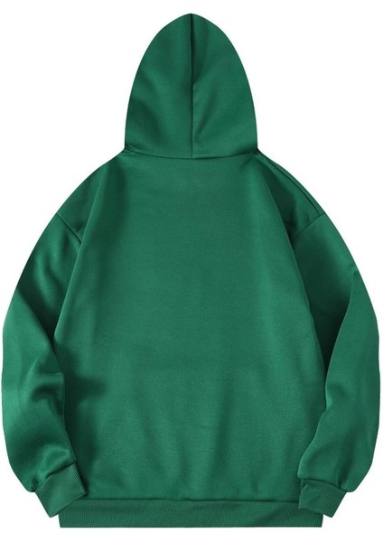 Mıamı Since 1896 Baskılı Ünisex Kapüşonlu Oversize Sweatshirt modelleri