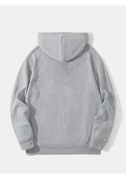 Uyuyan Kedi Baskılı Kapüşonlu Kanguru Cep Oversize Sweatshirt fiyatları