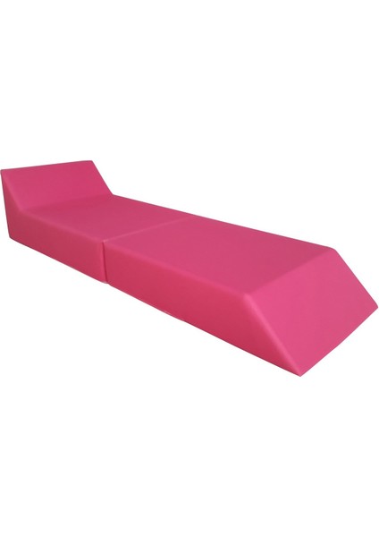 Sun Bed Katlanır Güneşlenme Minderi-Sunbed Pembe