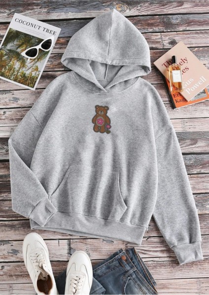 Do What Makes Baskılı Bisiklet Yaka Baskılı Oversize Sweatshirt